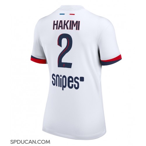 Zenski Nogometni Dres Paris Saint-Germain Achraf Hakimi #2 Gostujuci 2025-26 Kratak Rukav Zenski Nogometni Dres Paris Saint-Germain Achraf Hakimi #2 Gostujuci 2025-26 Kratak Rukav